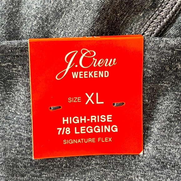 J. Crew 7/8 Leggings Size XL, Charcoal gray - Picture 5 of 6
